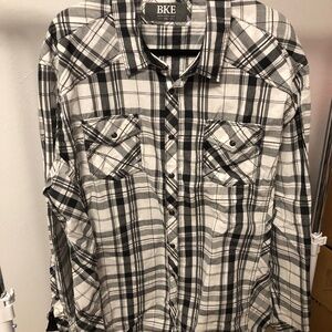 BKE Buckle Button Up Shirt